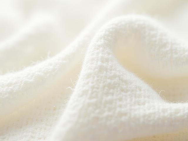 Macro shot of woven cotton