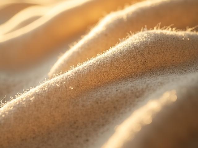 Macro shot of linen texture