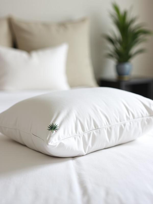 Kapok filled vegan pillow